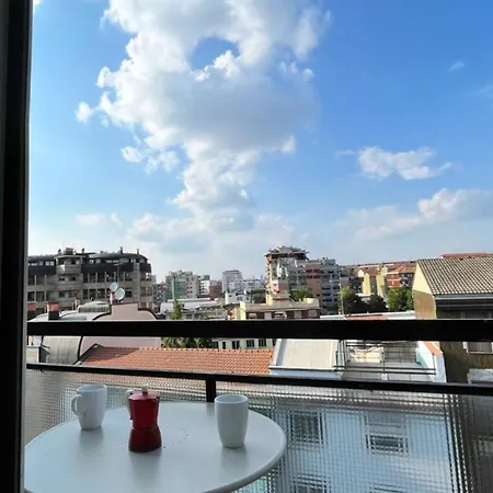 Apartment Nice Modern With Big Balcony In City *